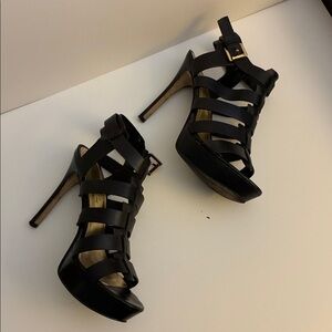 Marc Fisher Elegant Black Strappy Women's Heels